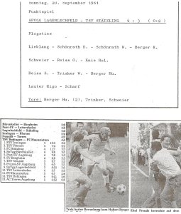 Zeitungsausschnitte vom Hubi