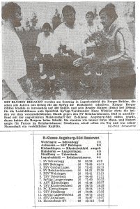 Zeitungsausschnitte vom Hubi