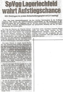 Zeitungsausschnitte vom Hubi