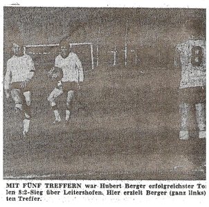 Zeitungsausschnitte vom Hubi