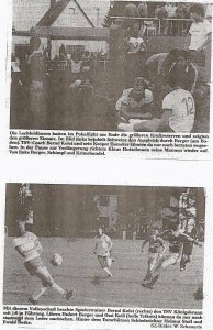 Zeitungsausschnitte vom Hubi