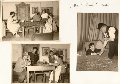 Fotos von den Theateraufführungen aus den fünfziger Jahren