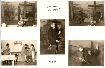 Fotos von den Theateraufführungen aus den fünfziger Jahren