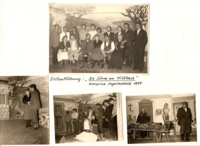 Fotos von den Theateraufführungen aus den fünfziger Jahren