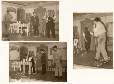 Fotos von den Theateraufführungen aus den fünfziger Jahren