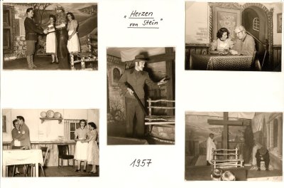 Fotos von den Theateraufführungen aus den fünfziger Jahren