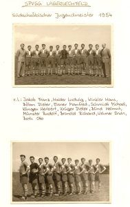 Richard Blaß: Jugend 1954