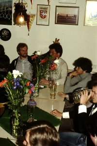 100. Spiel von Ploggi und Dietmar im Jahr 1980