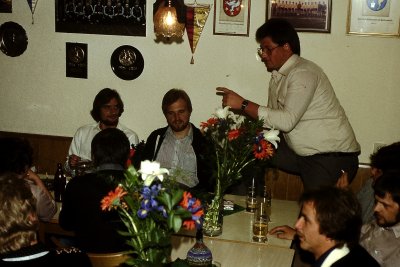 100. Spiel von Ploggi und Dietmar im Jahr 1980