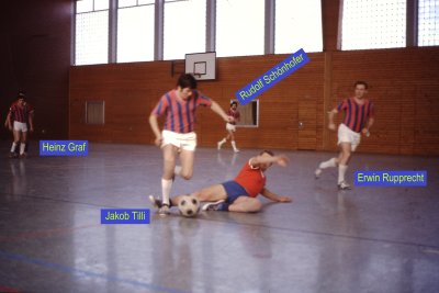 Hallenturnier Dez. 1974 TSG Augsburg