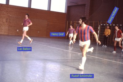 Hallenturnier Dez. 1974 TSG Augsburg