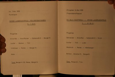 Begegnung nach langer Zeit: Böckler M